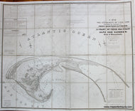 Reproduction-A-Map-of-the-Extremity-of-Cape-Cod-Including-the-Townships-of-Provincetown-&-Truro:-A-Chart-of-Their-Sea-Coast-and-of-Cape-Cod-Harbor-State-of-Massachusetts.---Reproduction---*****Temporarily-out-of-stock*****-Reproductions-Cape-Cod-and-Islands-Reproduction--Maps-Of-Antiquity