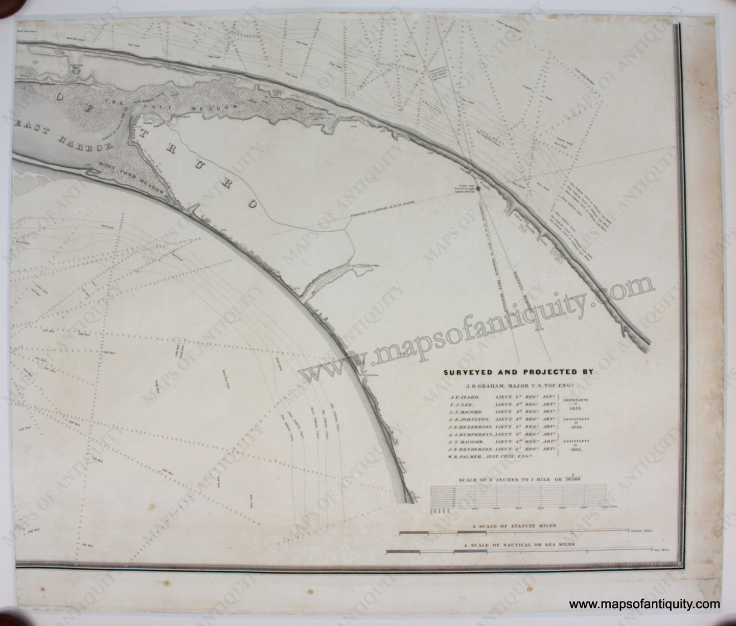 Reproduction-A-Map-of-the-Extremity-of-Cape-Cod-Township-of-Truro-only---Reproduction---Reproductions-Cape-Cod-and-Islands-Reproduction--Maps-Of-Antiquity