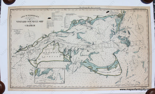 Reproduction-Map-Chart-C-Vineyard-Sound-Lt.-Ship-to-Chatham-Reproduction