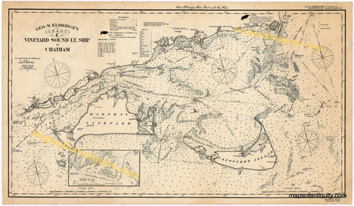 Reproduction-Map-Chart-C-Vineyard-Sound-Lt.-Ship-to-Chatham-Reproduction