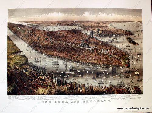 Color-Reproduction-New-York-and-Brooklyn---Reproduction-Other-Reproductions--Reproduction--Maps-Of-Antiquity