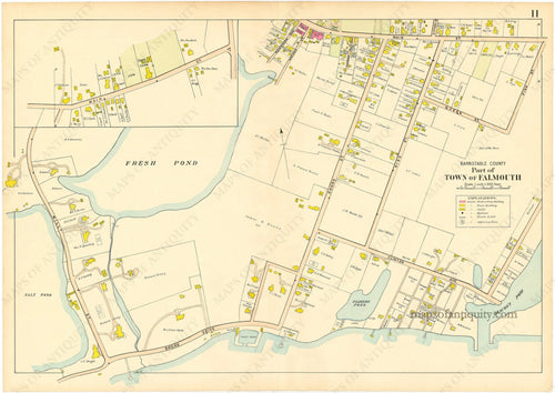 Reproduction-Falmouth-p.-11---Town-and-Village-Maps-Atlas-of-Barnstable-County-Walker-1906.----Reproduction---Reproductions-Cape-Cod-and-Islands-Reproduction--Maps-Of-Antiquity