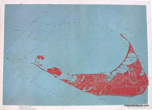 Reproduction-Massachusetts-Atlas-Plate-No.-10.-Nantucket-Walker-1891.---Reproduction---Reproduction-Cape-Cod-Reproduction--Maps-Of-Antiquity