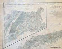 Load image into Gallery viewer, Long Island Sound - Reproduction Map
