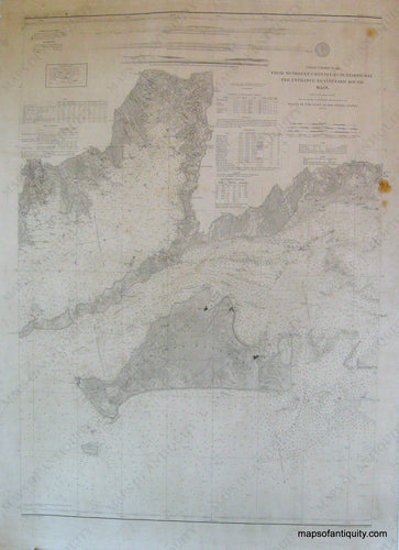 Reproduction-Antique-Map-Coast-Chart-112-Martha's-Vineyard-Vineyard-Sound-Buzzard's-Bay