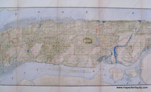 Load image into Gallery viewer, Manhattan Island Then And Now - Reproduction Map
