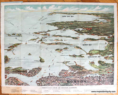 Reproduction-Antique-Comparative-Map-Sizes-Lakes-Islands-1856