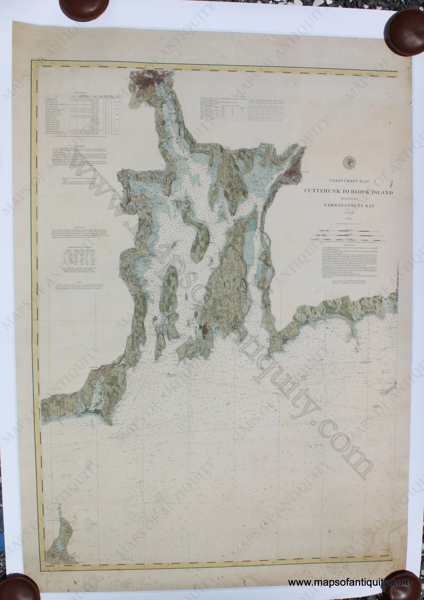 Reproduction-Antique-Map-Coast-Chart-113-Cuttyhunk-Block-Island-Narragansett-Bay