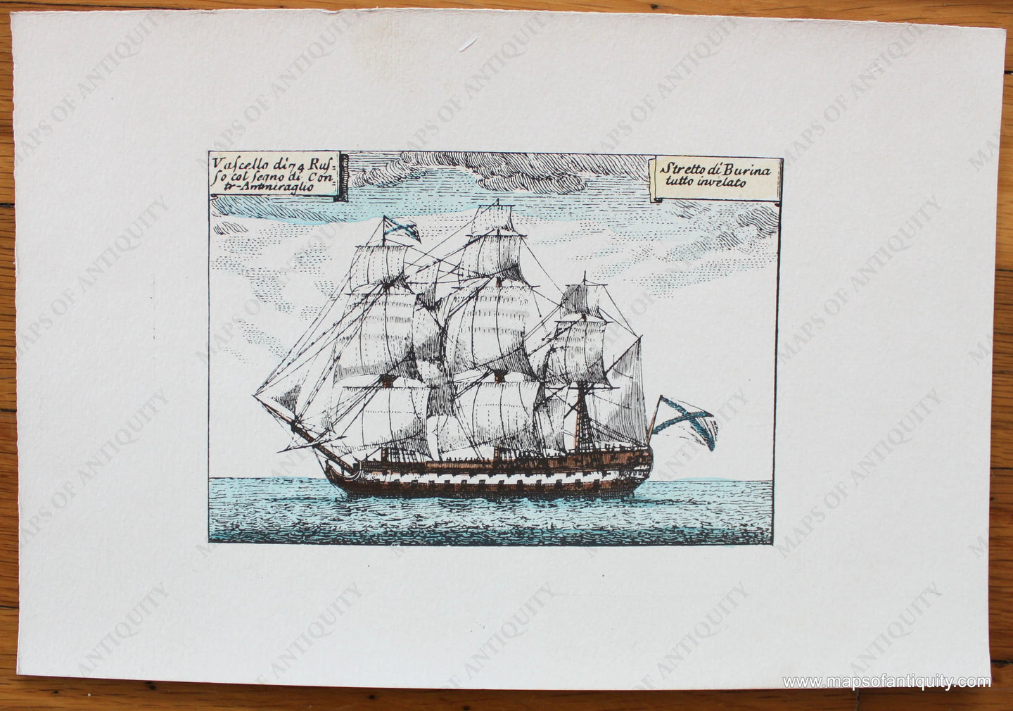 Digitally-Engraved-Specialty-Reproduction-Reproductions-Print-Prints-Illustration-Illustrations-Ships-Ship-Maritime-Nautical-Maps-of-Antiquity