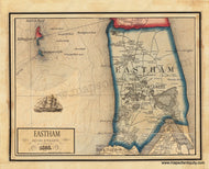 Eastham 1858 - Reproduction Map