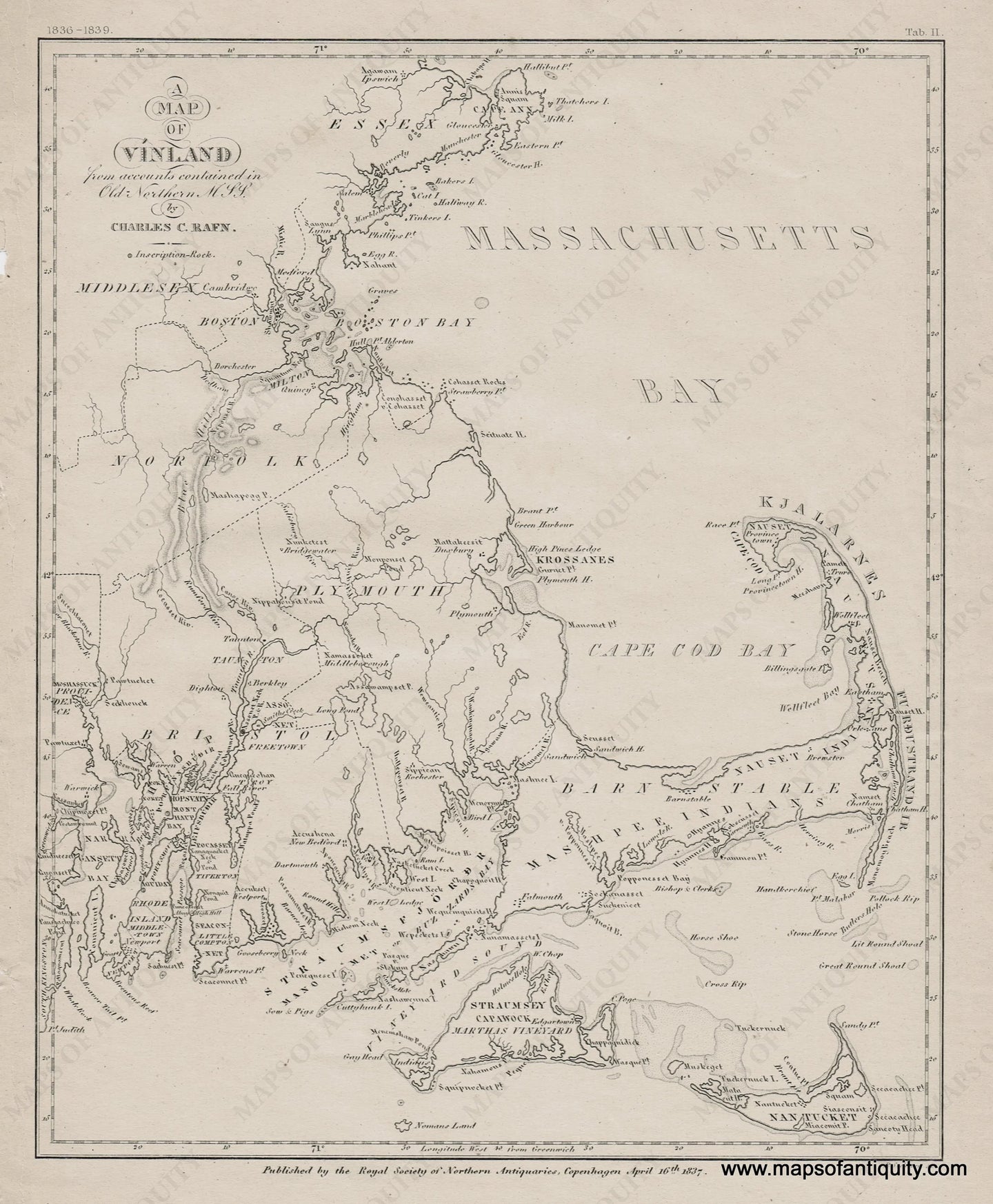 A Map Of Vinland - Reproduction Small