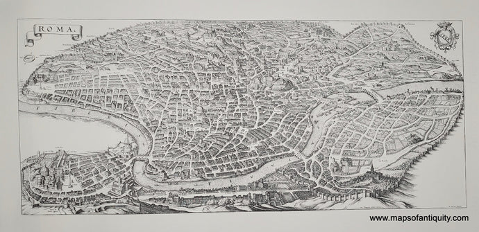 Digitally-Engraved-Specialty-Reproduction-Roma--Reproduction-Maps-Of-Antiquity