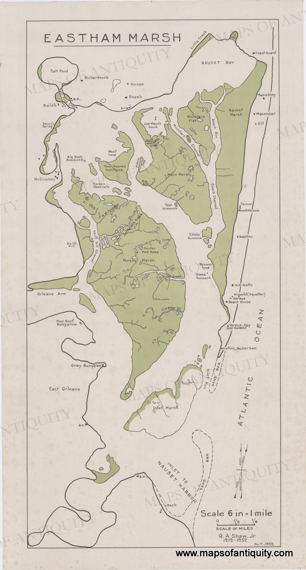 Eastham Marsh - Reproduction – Maps of Antiquity