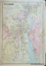 Load image into Gallery viewer, Antique-Hand-Colored-Map-City-of-Providence-United-States-Northeast-1895-Everts-&amp;-Richards-Maps-Of-Antiquity
