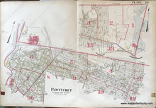 Load image into Gallery viewer, Antique-Hand-Colored-Map-Pawtucket-Pleasant-View-Section-plate-24-1917-Richards-Rhode-Island-1900s-20th-century-Maps-of-Antiquity
