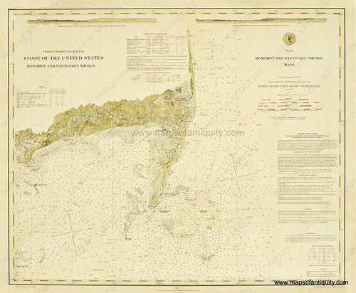 Chatham And Monomoy Chart - Reproduction