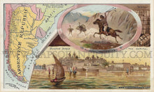 Load image into Gallery viewer, Antique-Chromolithograph-Map-Argentina-1890-Arbuckle-South-Mississippi-1800s-19th-century-Maps-of-Antiquity
