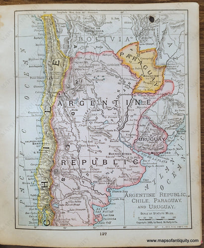 Genuine-Antique-Map-Argentine-Republic-Chile-Paraguay-and-Uruguay-1900-Rand-McNally-Maps-Of-Antiquity