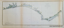 Load image into Gallery viewer, Hand-Colored-Antique-Coastal-Chart-Sketch-G-Showing-the-Progress-of-the-Survey-in-Section-VII-From-1849-to-1853-Florida-Antique-Nautical-Charts-1853-U.S.-Coast-Survey-Maps-Of-Antiquity
