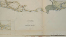 Load image into Gallery viewer, Antique-Map-South-Carolina-Bull&#39;s-Bulls-Bay-Charleston-Sketch-E-Survey-of-Section-V-1855-United-States-Coast-Survey-Coastal-Report-Chart
