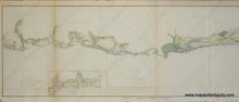 Load image into Gallery viewer, Antique-Map-South-Carolina-Bull&#39;s-Bulls-Bay-Charleston-Sketch-E-Survey-of-Section-V-1855-United-States-Coast-Survey-Coastal-Report-Chart
