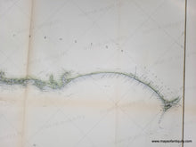 Load image into Gallery viewer, 1879 - Atlantic Coast from North Carolina to Florida - Sketch Showing the Progress of the Survey of Section V from 1847 to 1879 - Antique Chart
