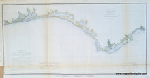 Load image into Gallery viewer, Hand-Colored-Antique-Coast-Chart-Sketch-G-showing-the-Coast-of-Florida-on-the-Gulf-of-Mexico-United-States-South-1852-US-Coast-Survey-Maps-Of-Antiquity
