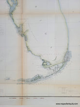 Load image into Gallery viewer, Antique-Map-Sketch-F-Showing-the-Progress-of-the-Survey-in-Section-VI-With-a-General-Reconnoissance-of-the-Western-Coast-of-Florida-1848-1853-Coastal-Report-Chart-U.S.-United-States-Coast-Survey-1850s-1800s-Mid-19th-Century-Maps-of-Antiquity

