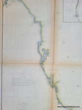 Load image into Gallery viewer, Antique-Map-Sketch-F-Showing-the-Progress-of-the-Survey-in-Section-VI-With-a-General-Reconnoissance-of-the-Western-Coast-of-Florida-1848-1853-Coastal-Report-Chart-U.S.-United-States-Coast-Survey-1850s-1800s-Mid-19th-Century-Maps-of-Antiquity
