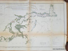 Load image into Gallery viewer, Antique-Map-Sketch-H-Showing-the-Progress-of-the-Survey-in-Section-No.-8-U.S.-Coast-Survey-Coastal-Chart-Nautical-Charts-Louisiana-Mississippi-Alabama-Gulf-of-Mexico-South-Southern-United-States-America-1846-1854-1850s-1800s-Mid-19th-Century-Maps-of-Antiquity
