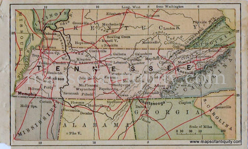 Antique-Map-Miniature-Map-of-Tennessee-1880-Bradstreet-1800s-19th-century-maps-of-Antiquity