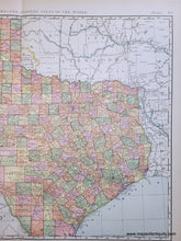 Load image into Gallery viewer, 1898 - Texas - Antique Map
