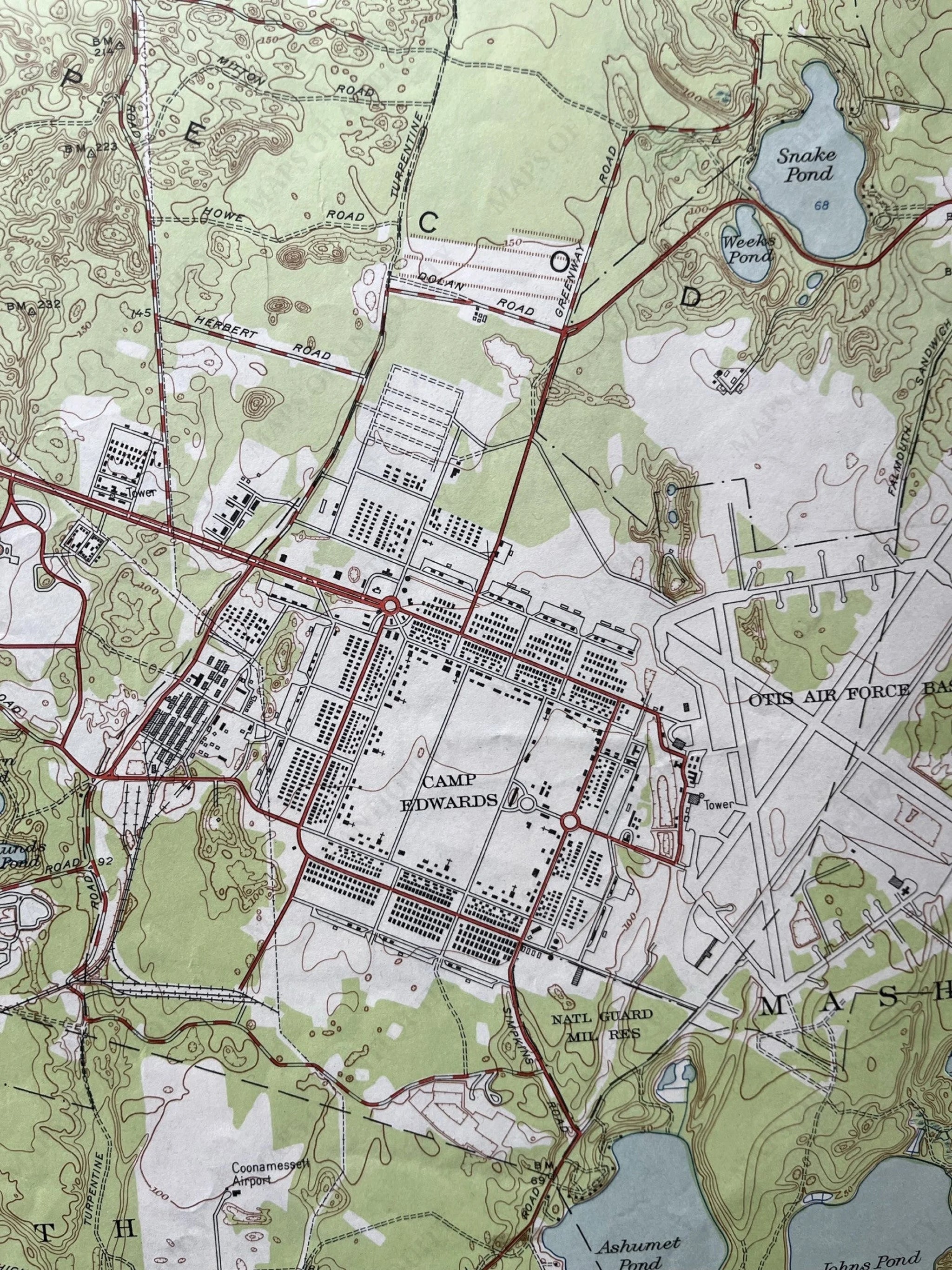 Antique newest Westford, Massachusetts 1950 US Geological Survey Topographic Map – Middlesex County, Groton, Concord, Acton, Littleton Nabnasset MA