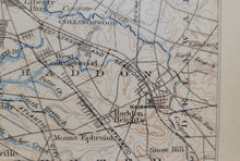 Load image into Gallery viewer, close-up of an antique map of part of New Jersey near Camden showing Haddon and Haddonfield NJ.
