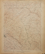Genuine-Antique-Map-Westminster--Maryland-Pennsylvania---1911-U-S-Geological-Survey--Maps-Of-Antiquity