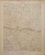 Genuine-Antique-Map-Mount-Airy--Maryland--1909-U-S-Geological-Survey--Maps-Of-Antiquity