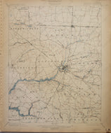 Genuine-Antique-Map-Salisbury-Maryland-Delaware--1912-U-S-Geological-Survey--Maps-Of-Antiquity