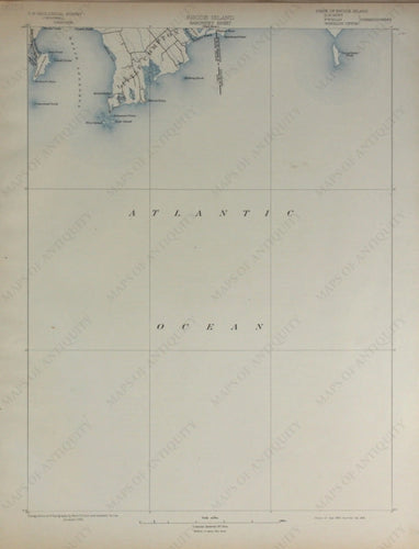 Genuine-Antique-Topographic-Map-Sakonnet-Rhode-Island--Rhode-Island--1898-U-S-Geological-Survey--Maps-Of-Antiquity