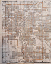 Load image into Gallery viewer, Antique-Pocket-Folding-Map-City-of-Denver-Colorado-Rollandet-Drafting-Blueprint-Company-Fifth-Edition-1899-1890s-1800s-Late-19th-Century-Maps-of-Antiquity
