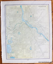 Load image into Gallery viewer, 1892 - Toronto Verso: Minneapolis Antique Map Genuine Printed-Color
