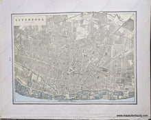 Load image into Gallery viewer, 1892 - Montreal; Verso: Liverpool (England) Antique Chart Genuine Printed-Color Comparative
