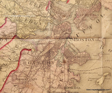 Load image into Gallery viewer, Genuine-Antique-Folding-Map-Map-of-Boston-and-the-Country-Adjacent,-showing-Rural-Parks-as-proposed-by-Ernest-W.-Bowditch-1875-A.-Williams-&amp;-Co.-Maps-Of-Antiquity
