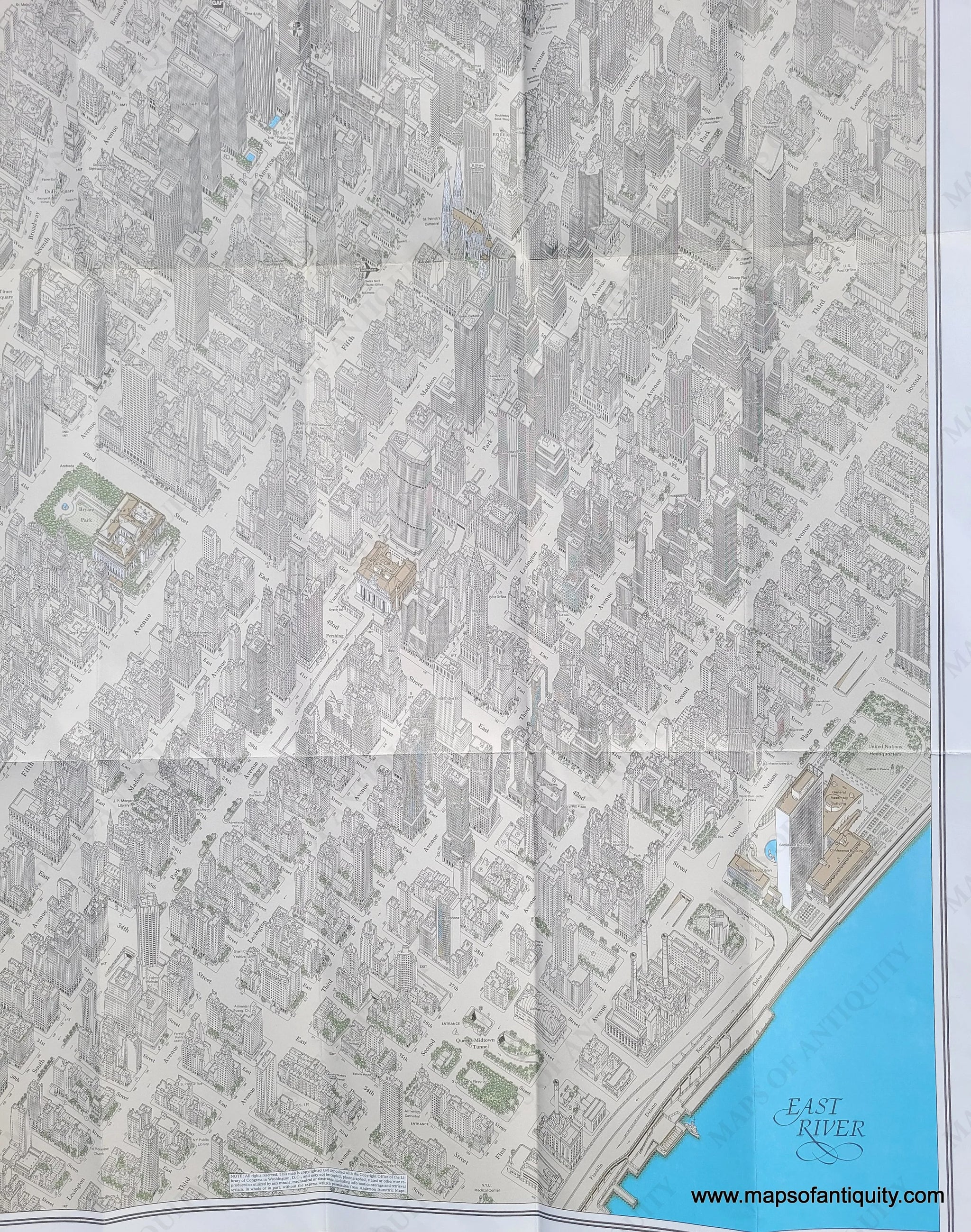 その他 New York Map of Midtown Manhattan Midtown Manhattan map - Ontheworldmap.com