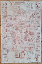 Load image into Gallery viewer, Genuine-Vintage-Map-Downtown-Santa-Fe-1950-B-Ogilvie-Maps-Of-Antiquity
