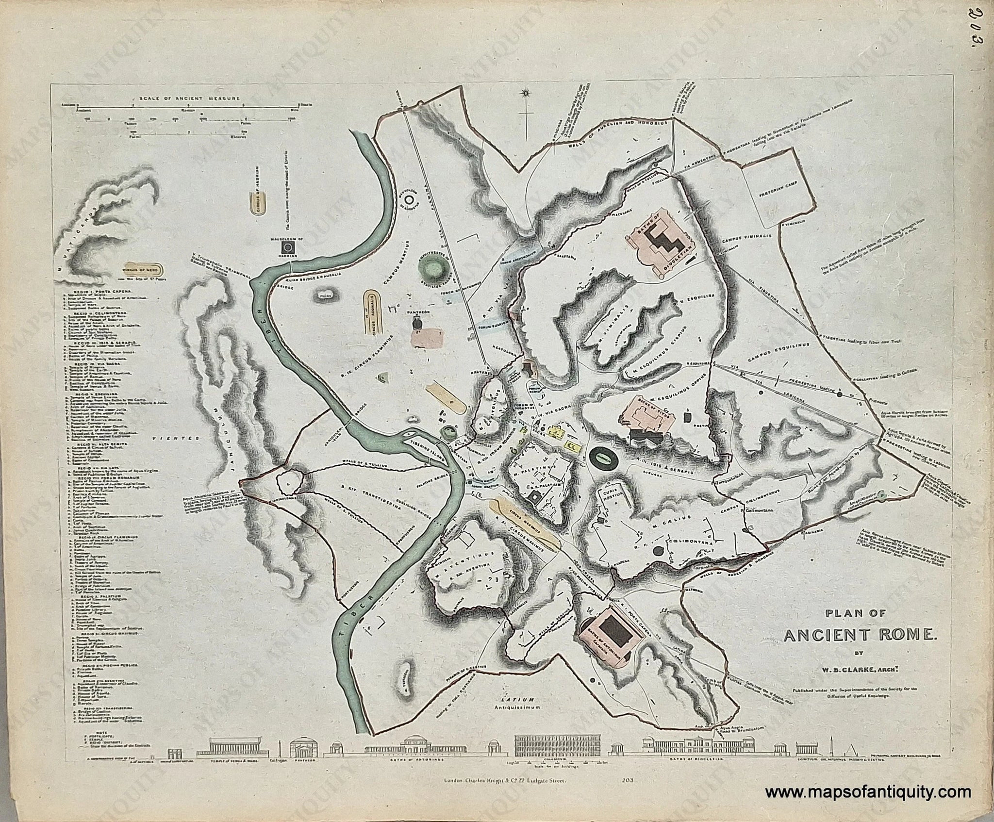 Rome Ancient Map