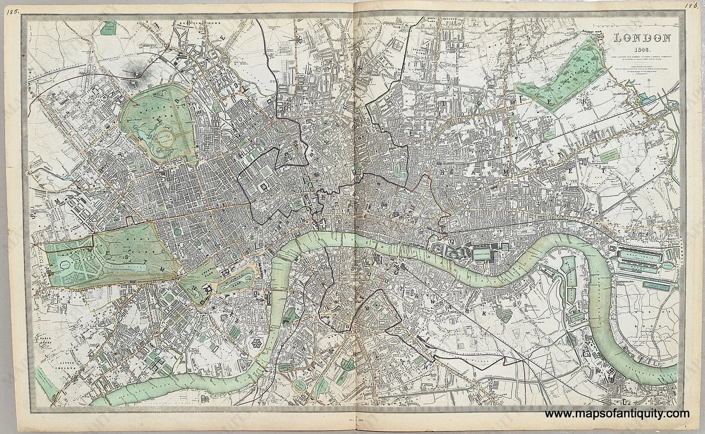 Genuine-Antique-Map-London-1848-1850-SDUK-Society-for-the-Diffusion-of-Useful-Knowledge-Maps-Of-Antiquity