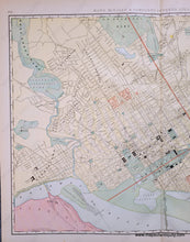 Load image into Gallery viewer, 1898 - Washington Dc Antique Map Genuine
