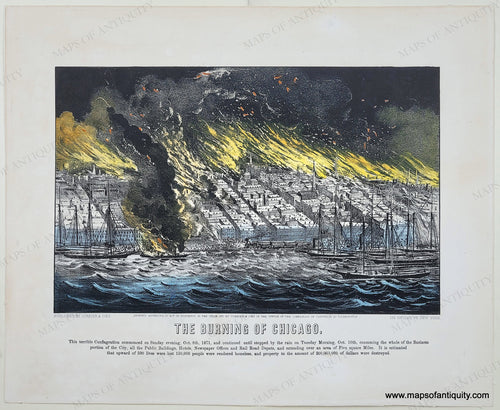 Genuine-Antique-Print-The-Burning-of-Chicago-1871-Currier-Ives-Maps-Of-Antiquity