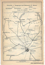 Load image into Gallery viewer, Genuine-Antique-Map-Milan-and-Pavia-Italy--1895-Baedeker-Maps-Of-Antiquity

