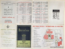 Load image into Gallery viewer, 1953 - Barcelona - Genuine Map
